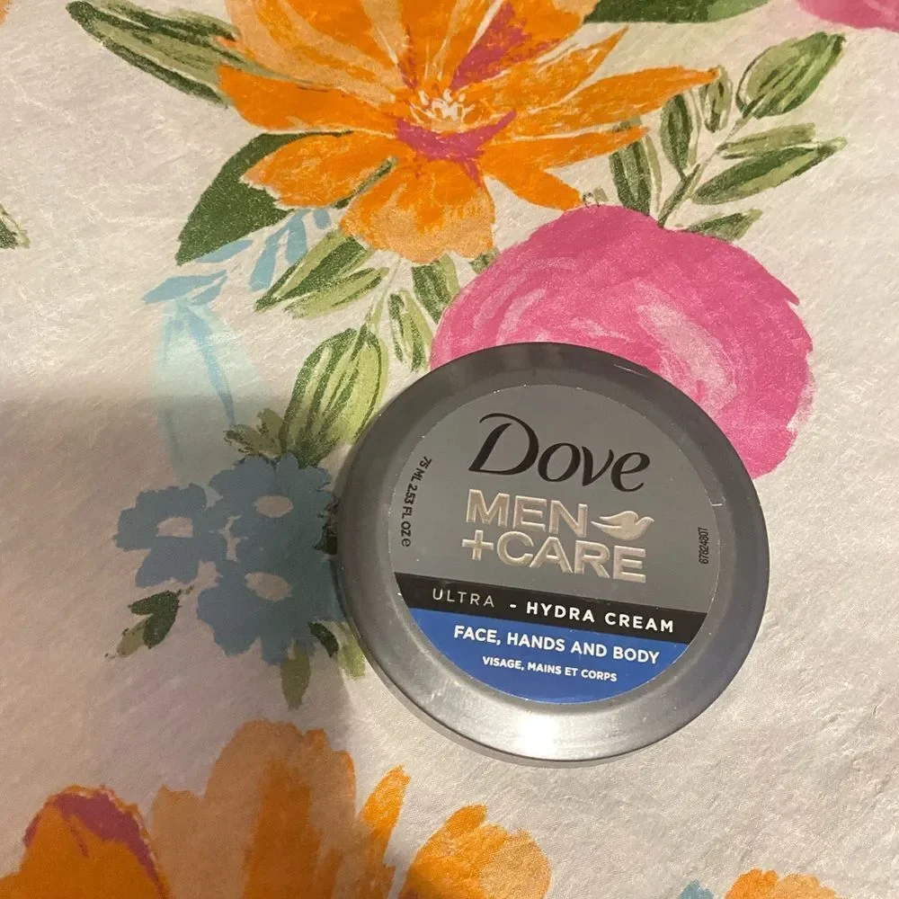 🛍️ Dove Men Care Ultra Hydra Cream Face, Hands and Body 2.53 FLOZ.(75ml)💥